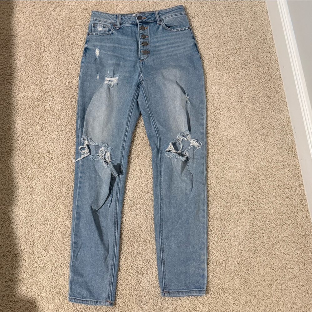Tinsel Distressed Blue Jeans